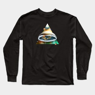 Flat Earth Society Long Sleeve T-Shirt